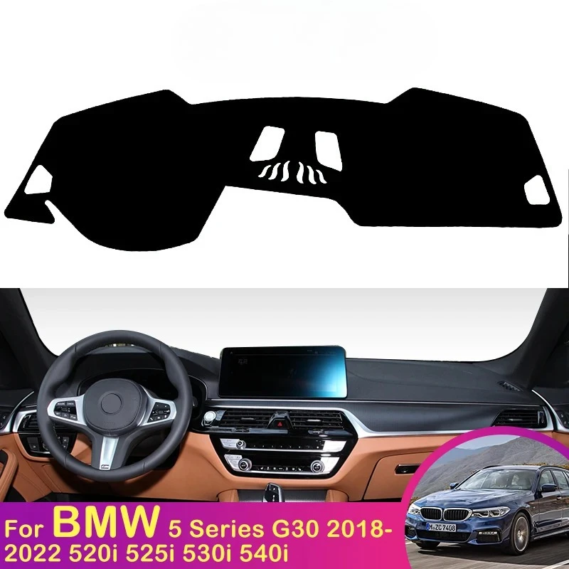 

Для BMW 5 серии G30 2018-2022 520i 525i 530i 540i приборная панель автомобиля избегайте света Pad приборная платформа чехол для стола автомобильные чехлы 2019