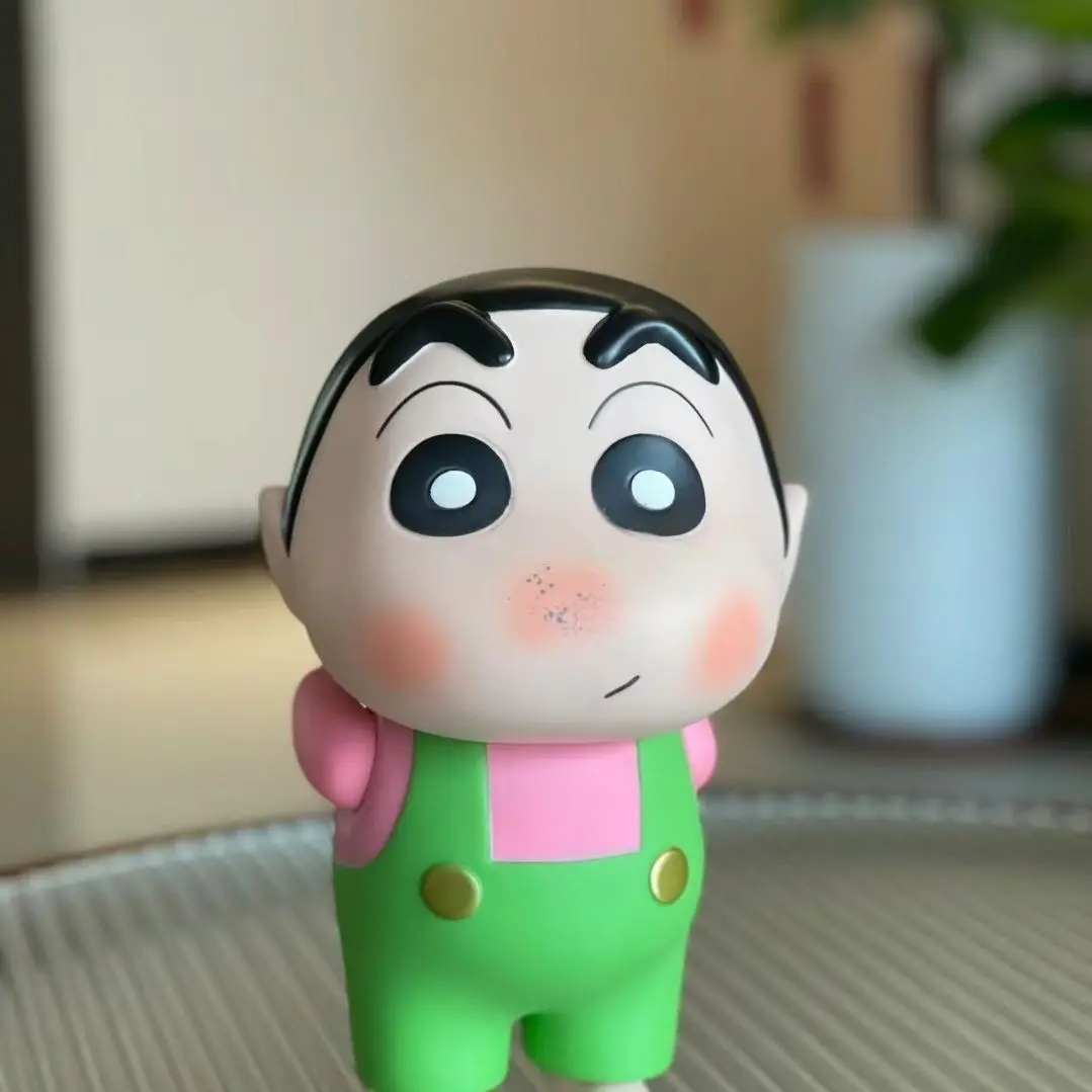 Creative Anime Crayon Shin-chan Kawaii PVC Model Piggy Bank Toys Hobby Desktop Ornaments Kids Friends Birthday Gifts