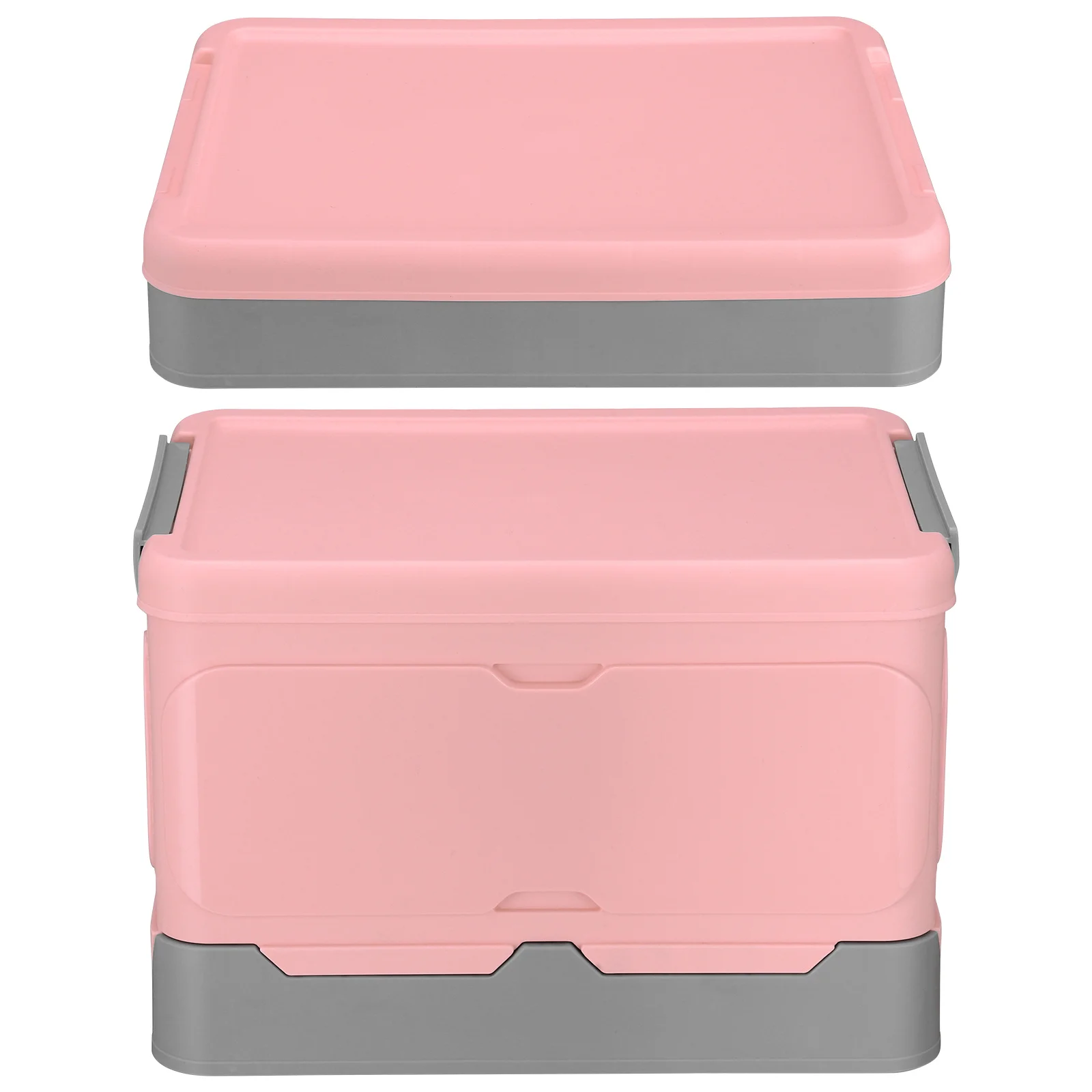 

2 pcs Foldable Storage Box Thick Material For Home Organization Clothes Books Collapsible Bin Lightweight Organizer