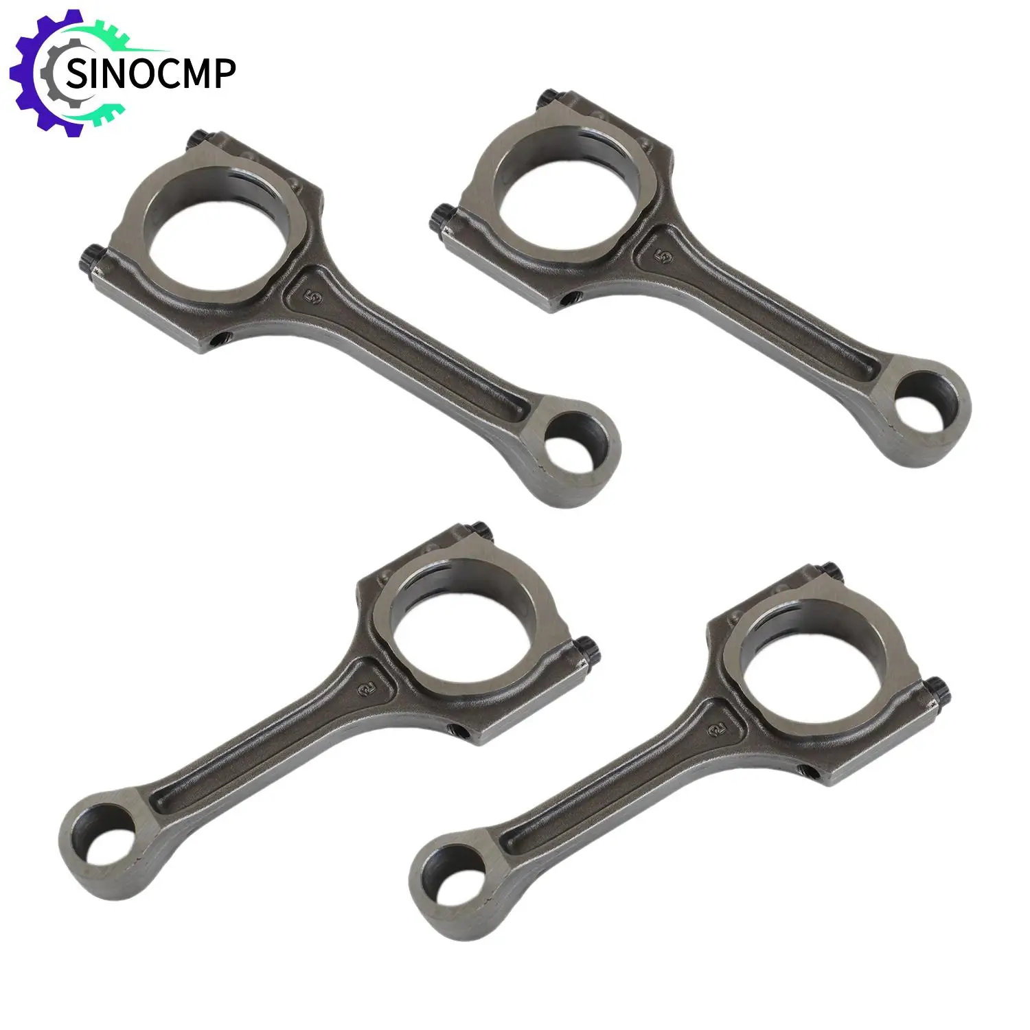 

4pcs Connecting Rod 23510-25240 2351025240 For Kia Sportage Sorento Hyundai Sonata Azera Tucson 2.4L G4KC G4KE Engine Car Parts