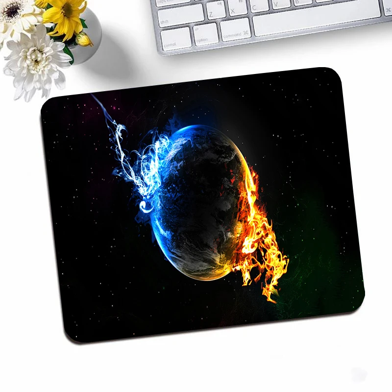 Galaxy mała podkładka pod mysz do gier Deskmat gumowa mata antypoślizgowa podkładka pod mysz Anime akcesoria komputerowe ochraniacz na biurko Kawaii śliczne podkładki pod klawiaturę