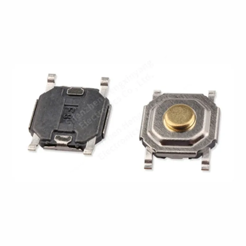 20PCs waterproof 4*4*1.5mm SMD 5pin light touch switch smd4 on/off touch button micro switch 4*4*1.5 keys button