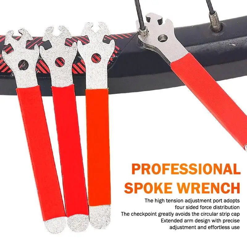 

Hot Sale Bicycle Stainless Steel Spoke Wrench Wheel S Tension Correction Repair Tools Bicycle Lacing Tools