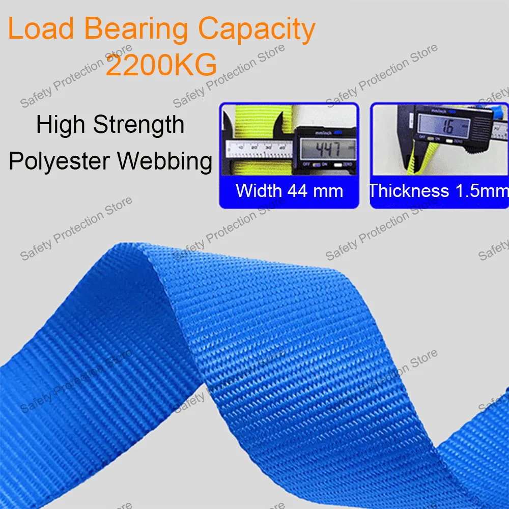 High Altitude Work Safety Harness Five Point Full Body Safety Belt Safety Rope Outdoor Climbing Construction Protect Equipment