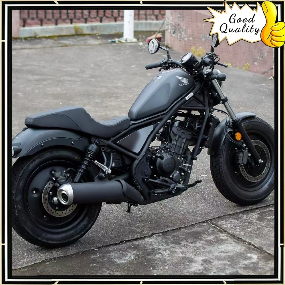 For Honda Rebel CMX300/500 modified seat cushion DS style caterpillar diamond high and low style comfortable seat bag square
