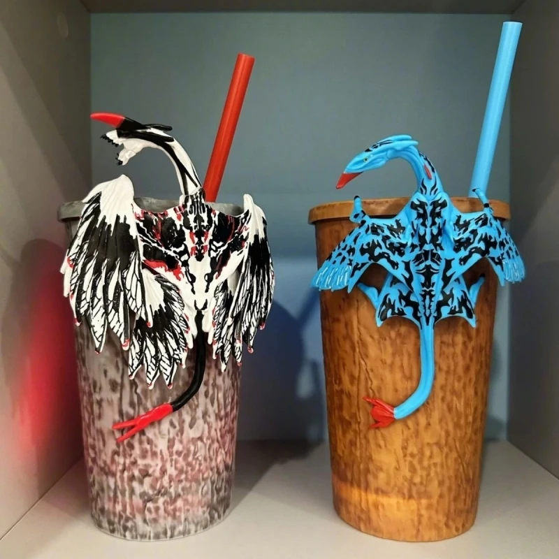 الصورة الرمزية الأصلية 3: كوب علوي لفيلم النار والرماد، هدية لعبة كوب ماء قابلة للجمع للسينما الحصرية، باستثناء القش