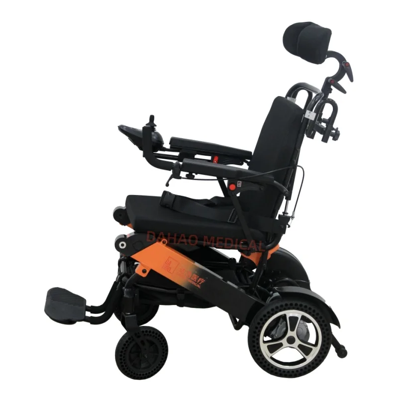 

Folding adjustable electric for the elderly High backrest cerebral palsy