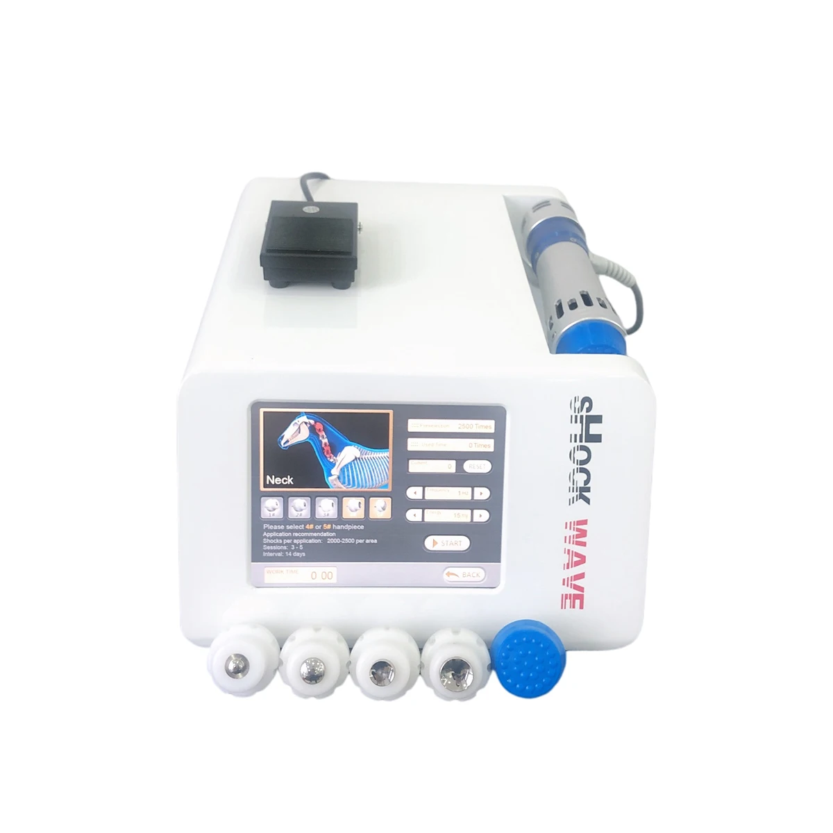 

Portable Vet Shock Wave Electromagnetic Therapy Machine Relieve Pain Horse Shock Wave Device Price