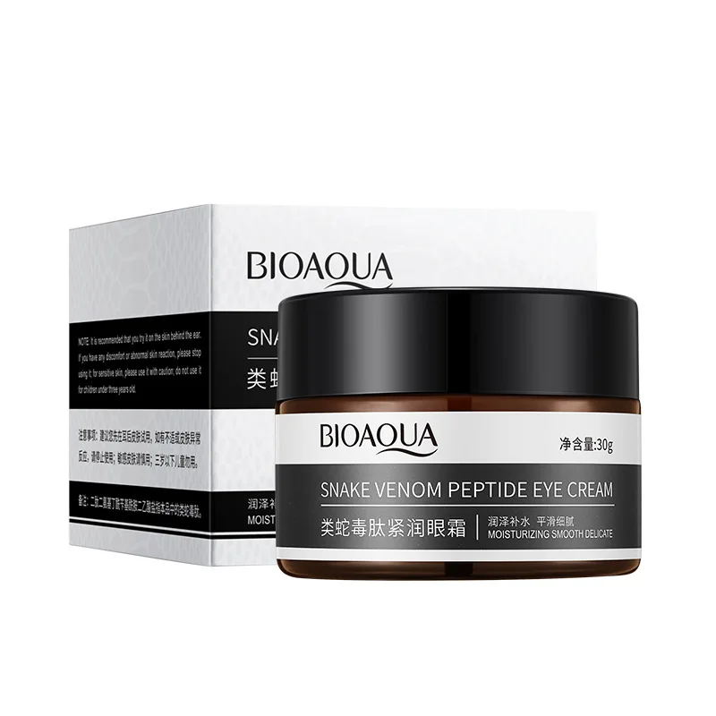 BIOAQUA-Crema para ojos con péptido, productos para el cuidado de la piel, antiojeras, elimina las bolsas de los ojos, hidratante, reafirmante