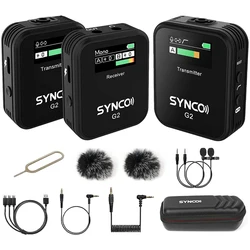 Synco Professional Wireless Microphone for Pc Home Studio Smartphone Telephone Portable Audio Card Mikrofon Condenser Mic Video