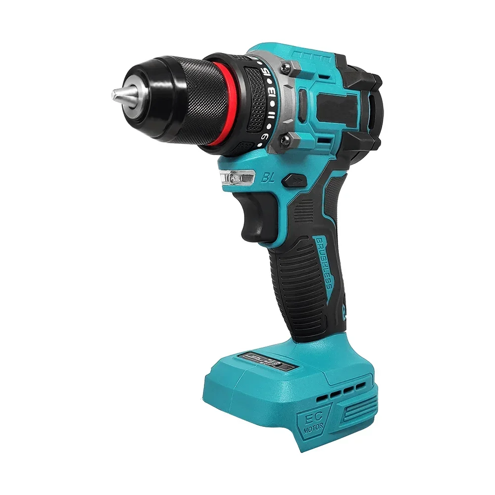 2-Speed 10mm Electric Brushless Drill Cordless Hand Drill Screwdriver 60-100Nm Power Tools for Makita 18V Battery