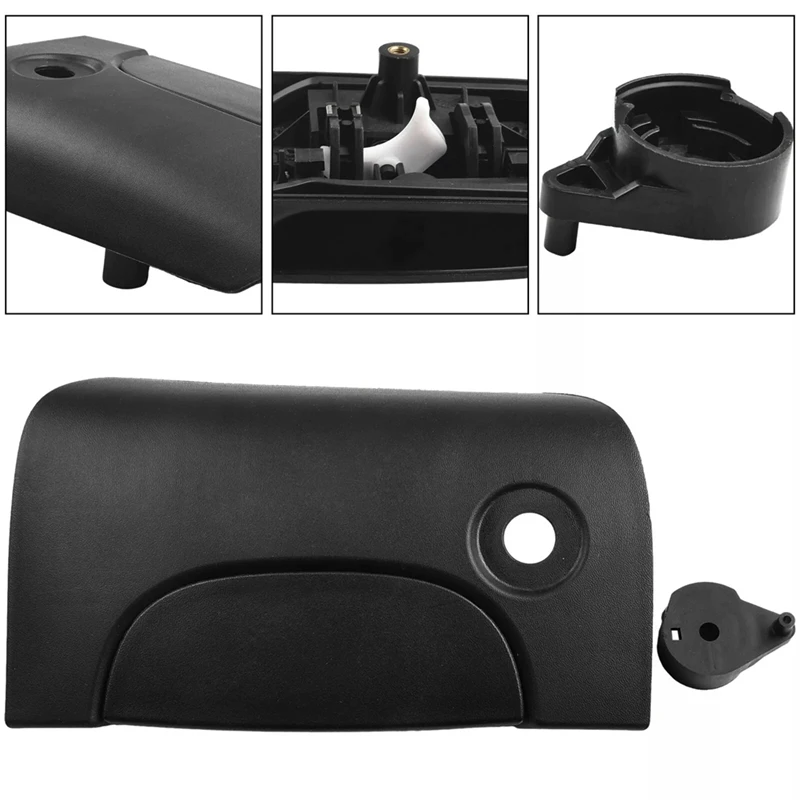 7700303588 Car Tailgate Rear Door Handle Black For Renault Kangoo 1997-2007 8200153668