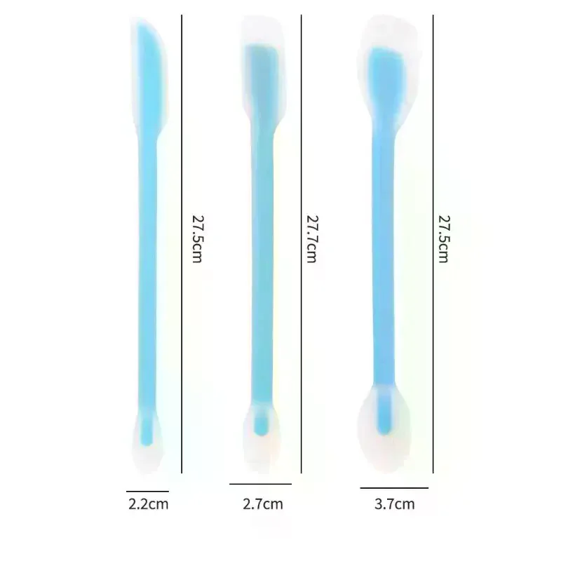 Silicone Spoon Small Spoon Jam Spoon Heat Resistant Easy To Clean Non-stick Rice Spoons Tableware Utensil Kitchen Tools 1/3Pcs