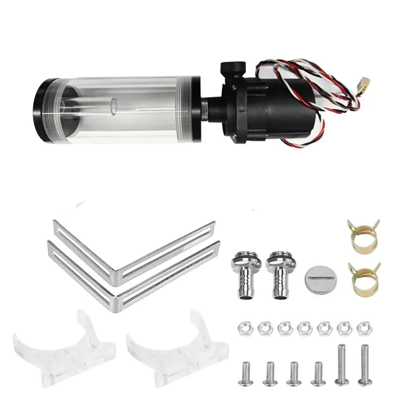 

24-Hour Delivery G1/4 Thread 19W Sc600 Pump Computer Cpu Water Cooling Radiator Water Cooler 110Mm Cylinder Water Tank