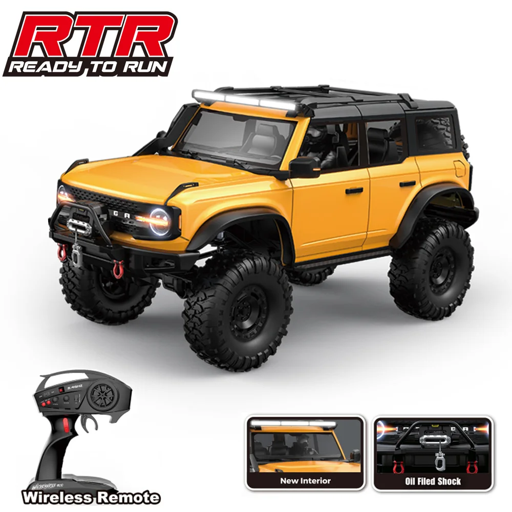 NEW RC Crawler 1/10 4WD RTR HB Rc Car 2.4G Electric Remote Control Rock Buggy 4x4 Off-road Vehicle Model toys for Adults