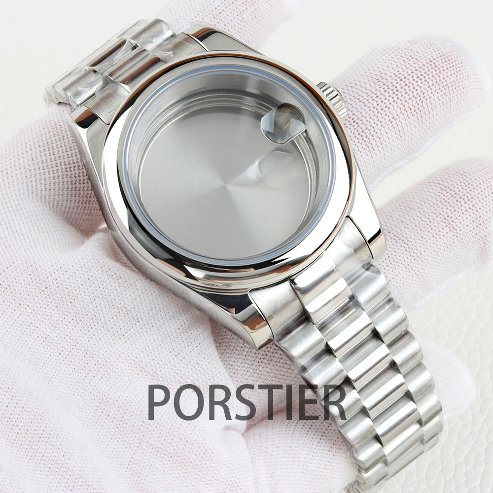 

NH35 Case 36mm/39mm Sapphire Glass for NH35 NH36 Movement Datejust Stainless Steel Case Oyster/Presidential/Jubilee Bracelet