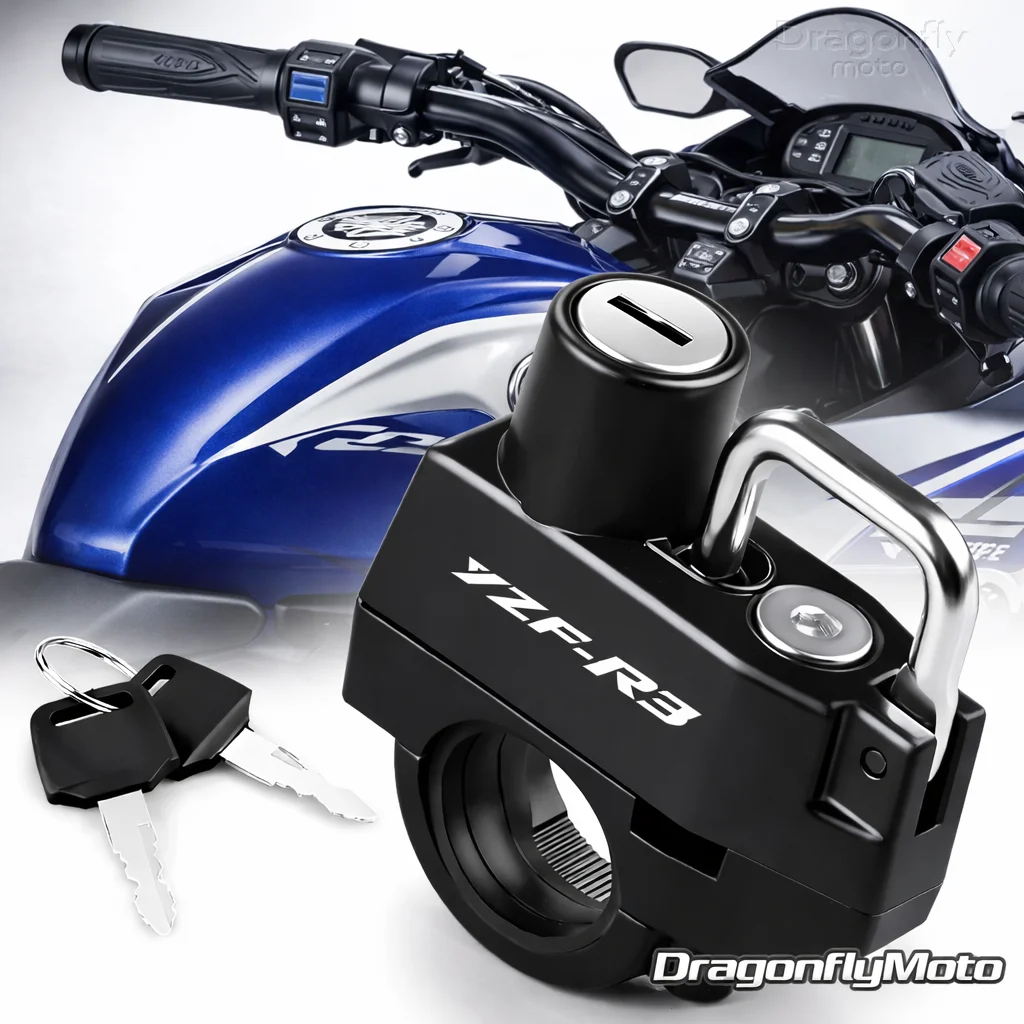 

Motorcycle Helmet Lock For YAMAHA YZFR3 YZF-R3 YZF R3 Anti-theft Locker Helmet Lock Locking Device Rustproof Anti-theft Locker