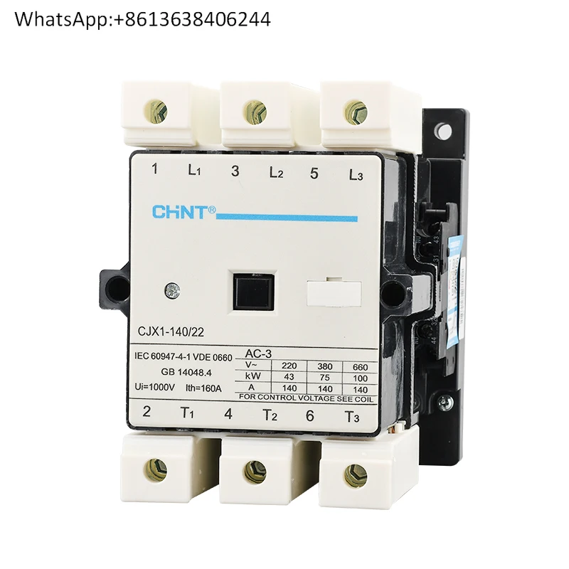 

Chint AC Contactor CJX1-9/22 12/22 16/22 Single Phase 32/22A 220V Three Phase 380v