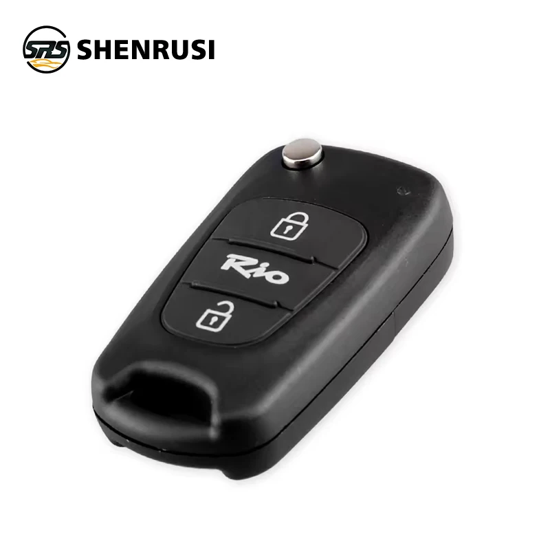 SHENRUSI для Kia Rio 3 Picanto Soul Ceed Cerato Sportage K2 K3 K5 3-кнопочный складной пульт дистанционного управления для авто ключей, заготовки чехла