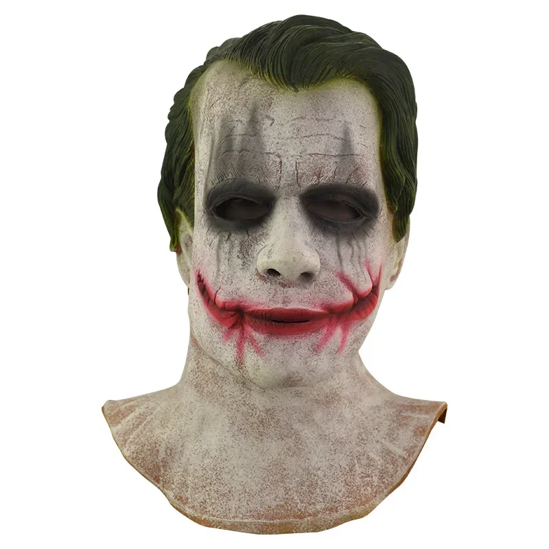 Maschera Cosplay 2024 Movie Jack Clown maschera di Halloween Cos Horror Dress Up puntelli Dg Clown maschera in lattice maschere di travestimento di Halloween