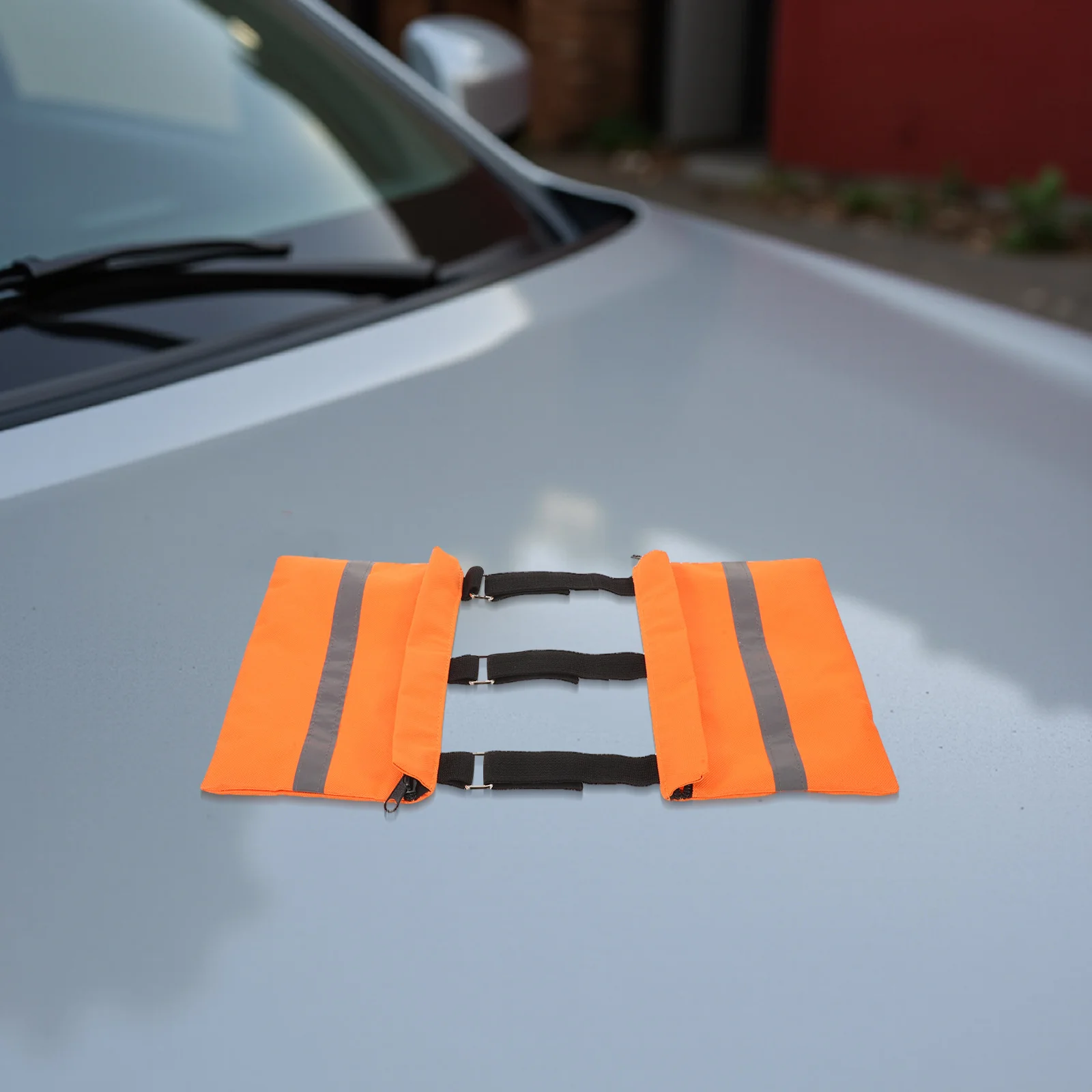 

Rv Sewer Hose Holder Reflective Strip Camper Septic Hose Support Fastening Device Weather Resistant Portable Trailer Accessory