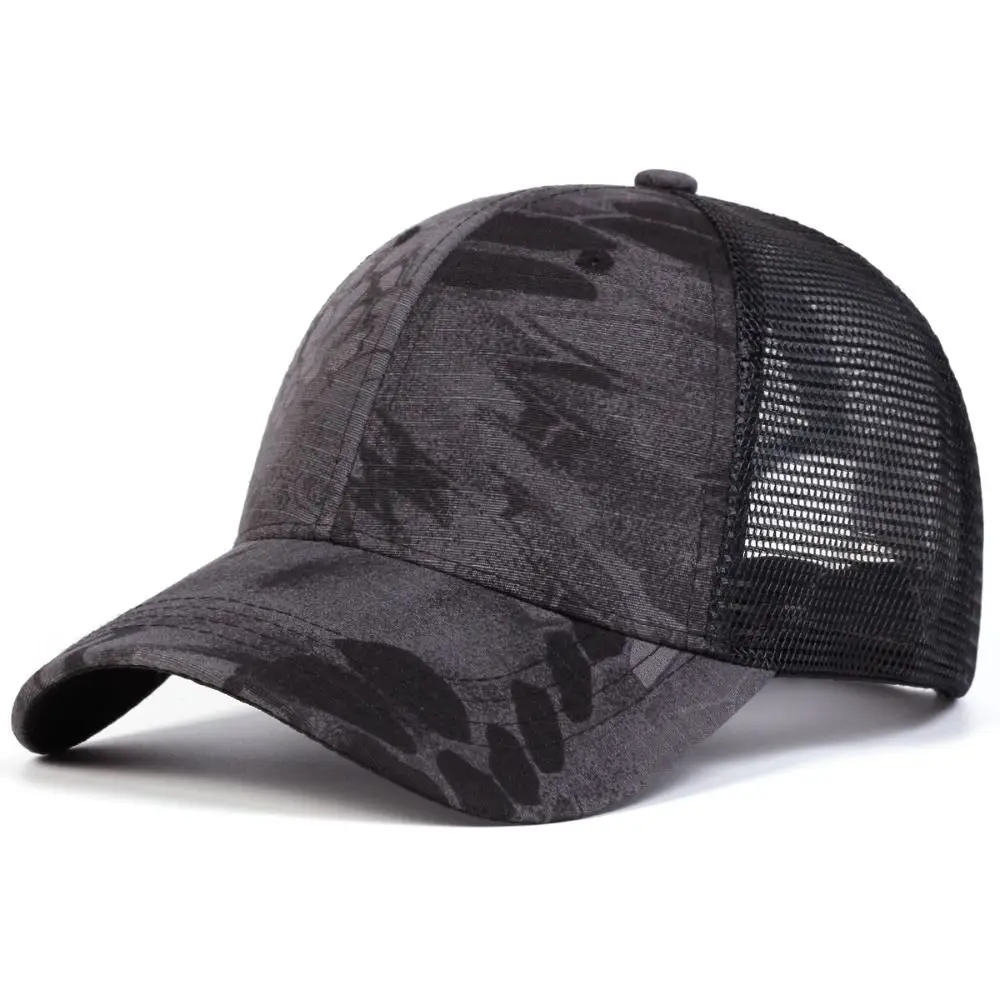Modische Baseball-Netzkappen, verstellbare Mesh-Schirmmütze, einfache Baseballmützen für Männer und Frauen, Unisex – Detail 3