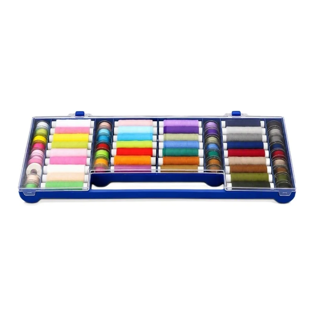32 Color Sewing Thread Kit 64 Spools Storage Box Included Thread Storage Box Scissors Included Complete Set