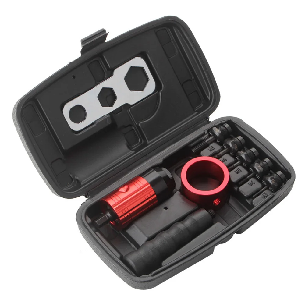 With Electric Adapter Handle Wrench and Mandrels Designed For Durable Nut and Bolt Fastening Cordless Drill Rivet Nut Tool Kit