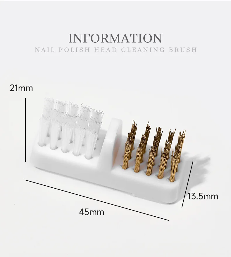 Easy Nail Electric Manicure Drills Burs Nail Cleaning Polishing Head Brush Polishing Head  Clean Tool