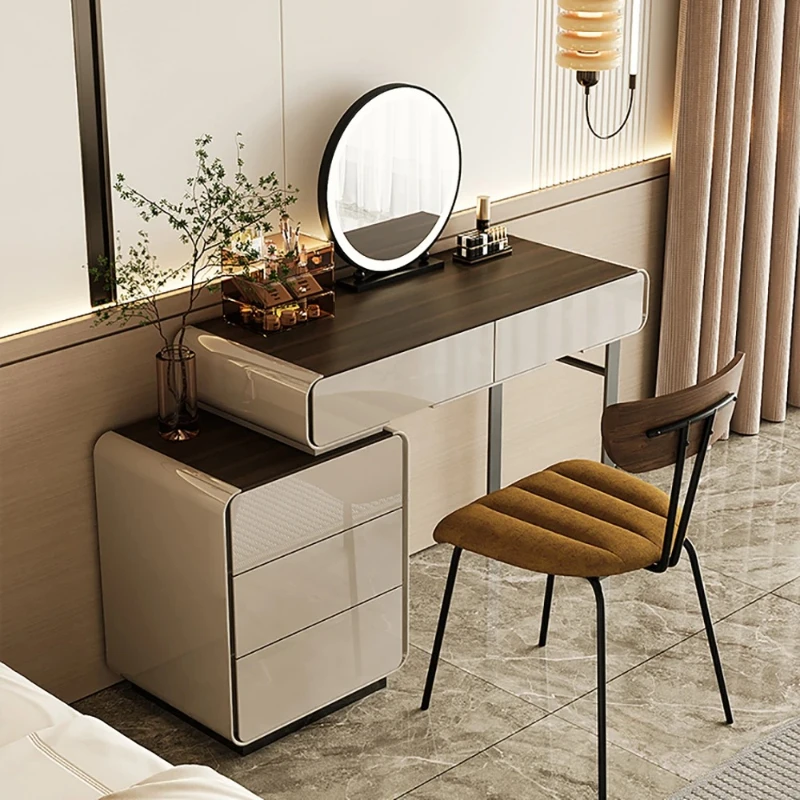 

Luxury Beauty Vanity Table Trendy Glamour Unique Nordic Vanity Table Unique Elegant Coiffeuse De Chambre Bedroom Furniture