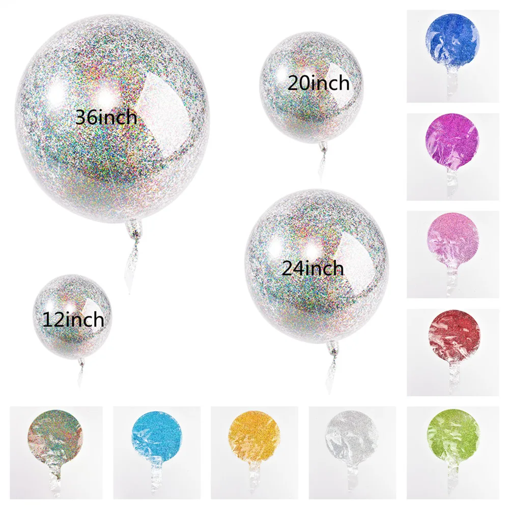 

New 24 Inch 1cm Small Sequin BOBO Ball Wedding Decoration Birthday Party Bar Store Opening Atmosphere Decoration Scene Balloon