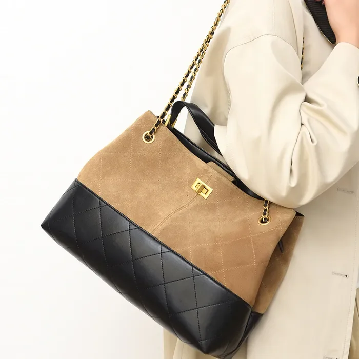 

Ladies' handbag designer's new autumn and winter frosted bag, retro fashion, high-end sense, shoulder bag, large capacity commut