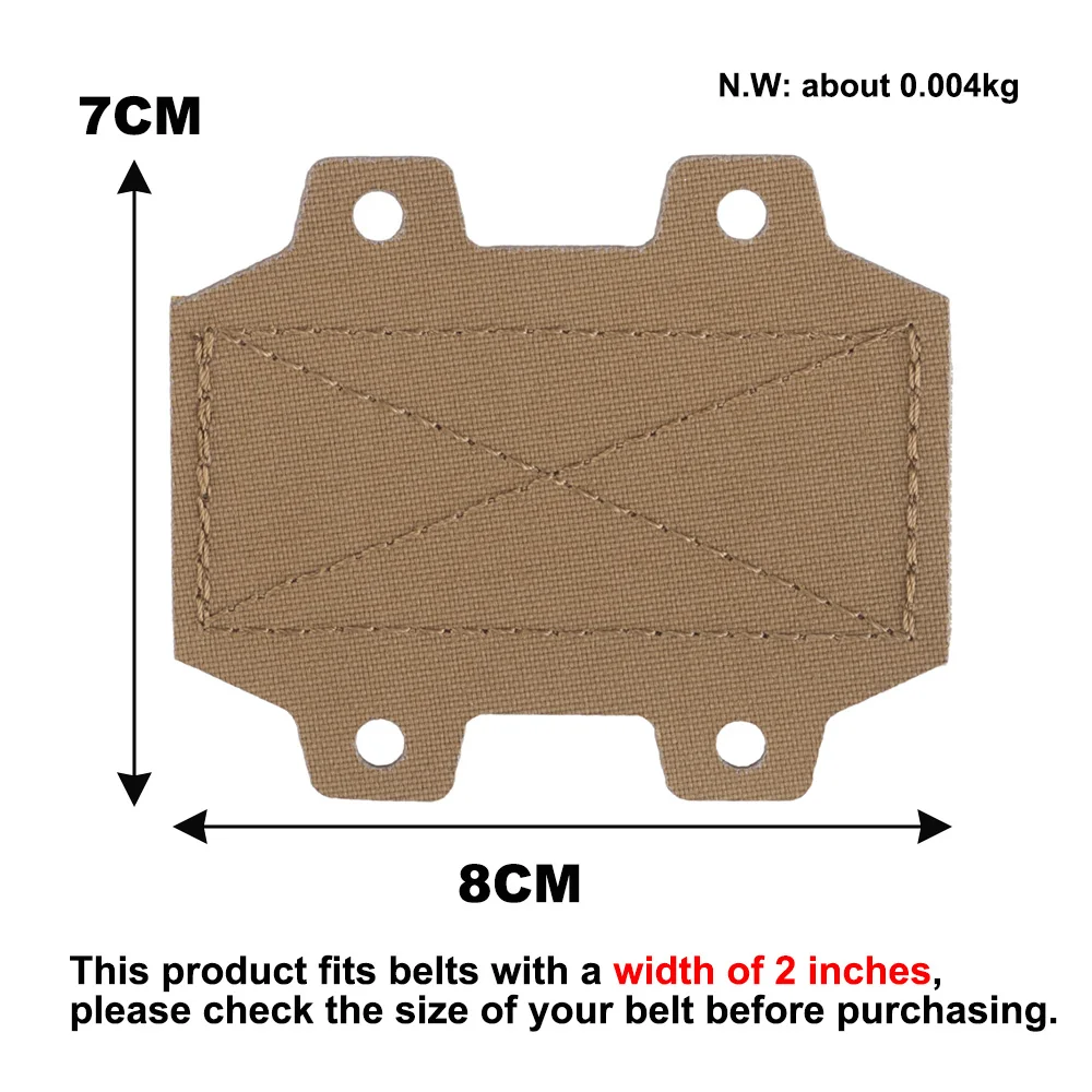 Adaptador de funda Modular de puente de gancho táctico MHA, Panel trasero para Bison, accesorios de cinturón de dos piezas, equipo de caza, estilo Ferro