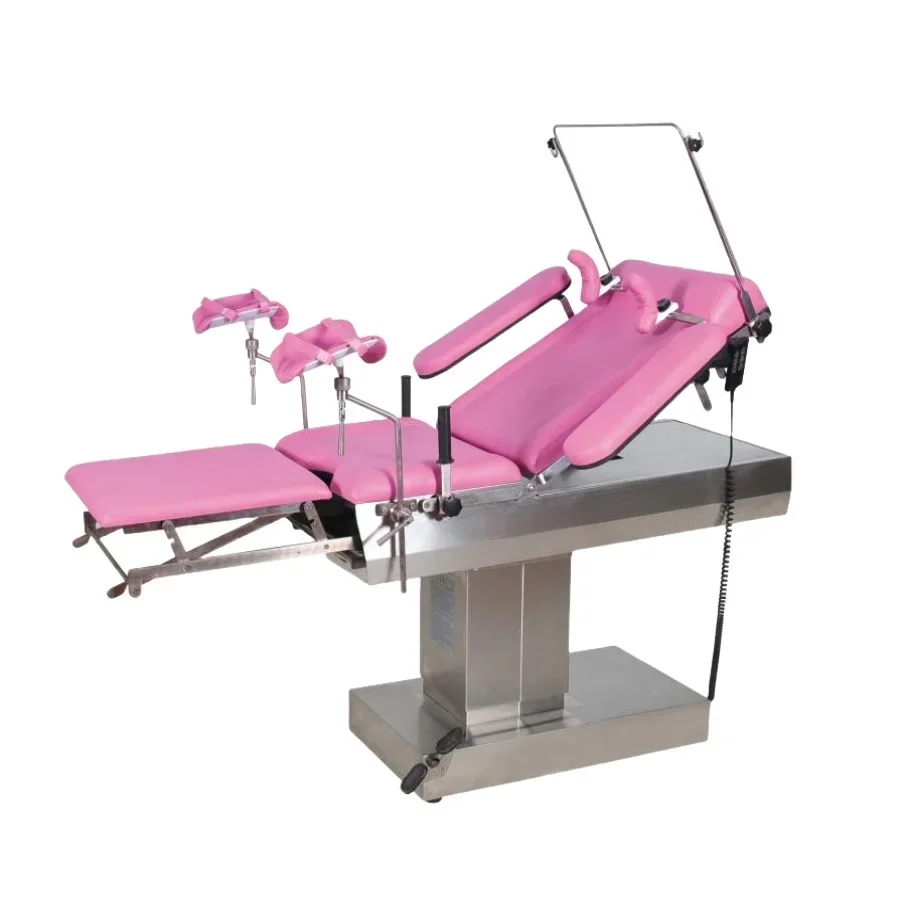 P02 CE Multi Purpose Obs Electric Gynecology Delivery Chair Gynecologist Childbirth OperationTable Woman Giving Birth Bed