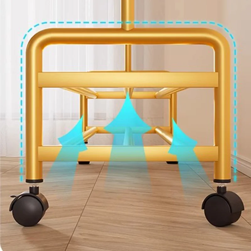Perchero minimalista dorado para ropa, estante De Metal para almacenamiento De zapatos, muebles De jardín, dormitorio