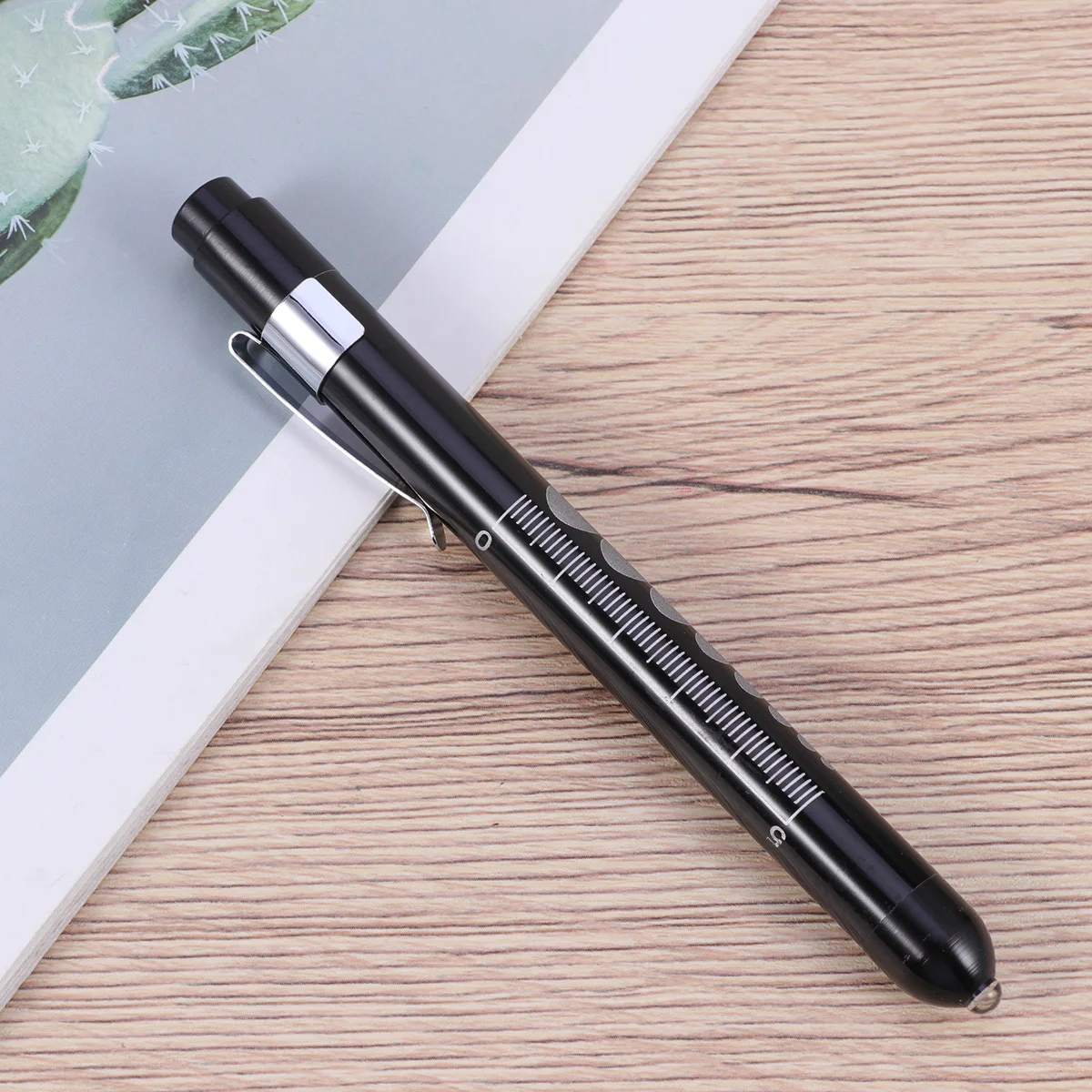 

Pupil Pen Light Led Medical Surgical With Scale Clip For First Aid Accessories Emergency Tools Teaching Equipment