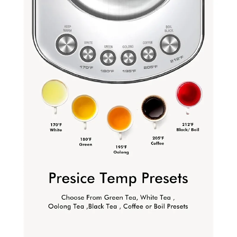 Electric Tea Kettle for Boiling Water with Temperature Control 4