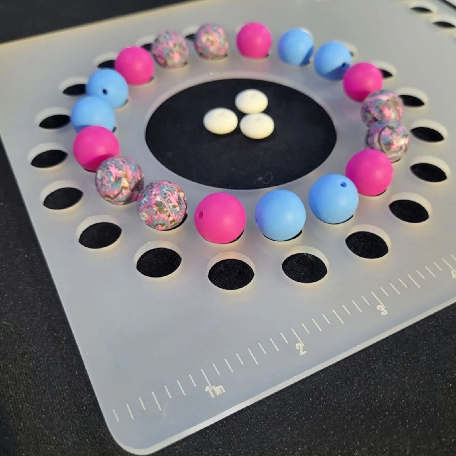 Easter Arts And Crafts for Kids 4-6 Christmas Ornament Snowflakes Bracelet Bead Board Bracelet Making Kit Wristband Maker For