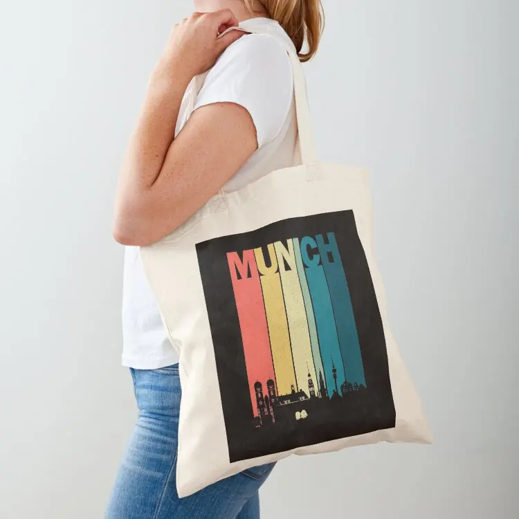 

Mnchen Shirt Vintage Munich T-Shirt Tote Bag tote bag canvas Big bag Large bags for women Fabric