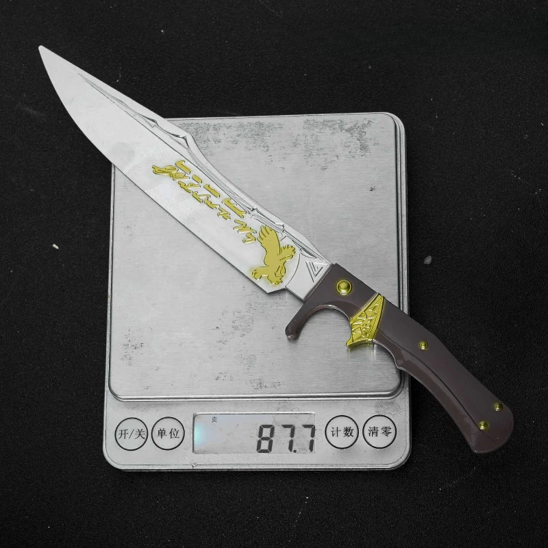 22 cm/8.66in Delta Force Rituelen Messen Metalen Wapens Modellen Games Perifere Cosplay Props zwaard Desktop Ornamenten Jongen Gift speelgoed