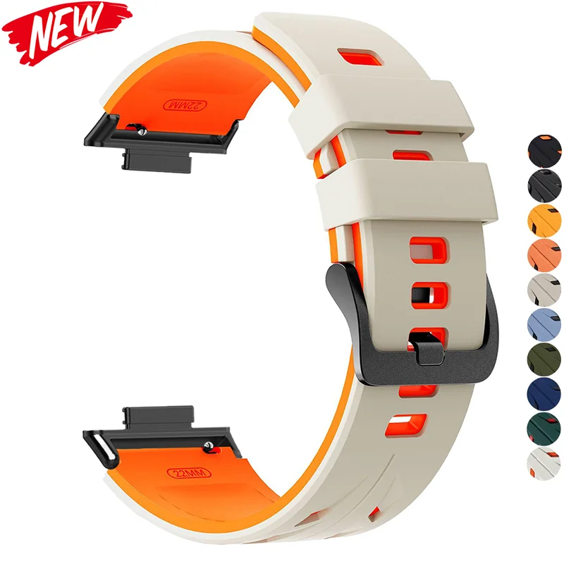 Silicone Band For Huawei Watch Fit 5Pro 4Pro 5 4 3 Quick Release Sport Strap for Huawei Band Fit 5Pro 4Pro Soft Replace Bracelet
