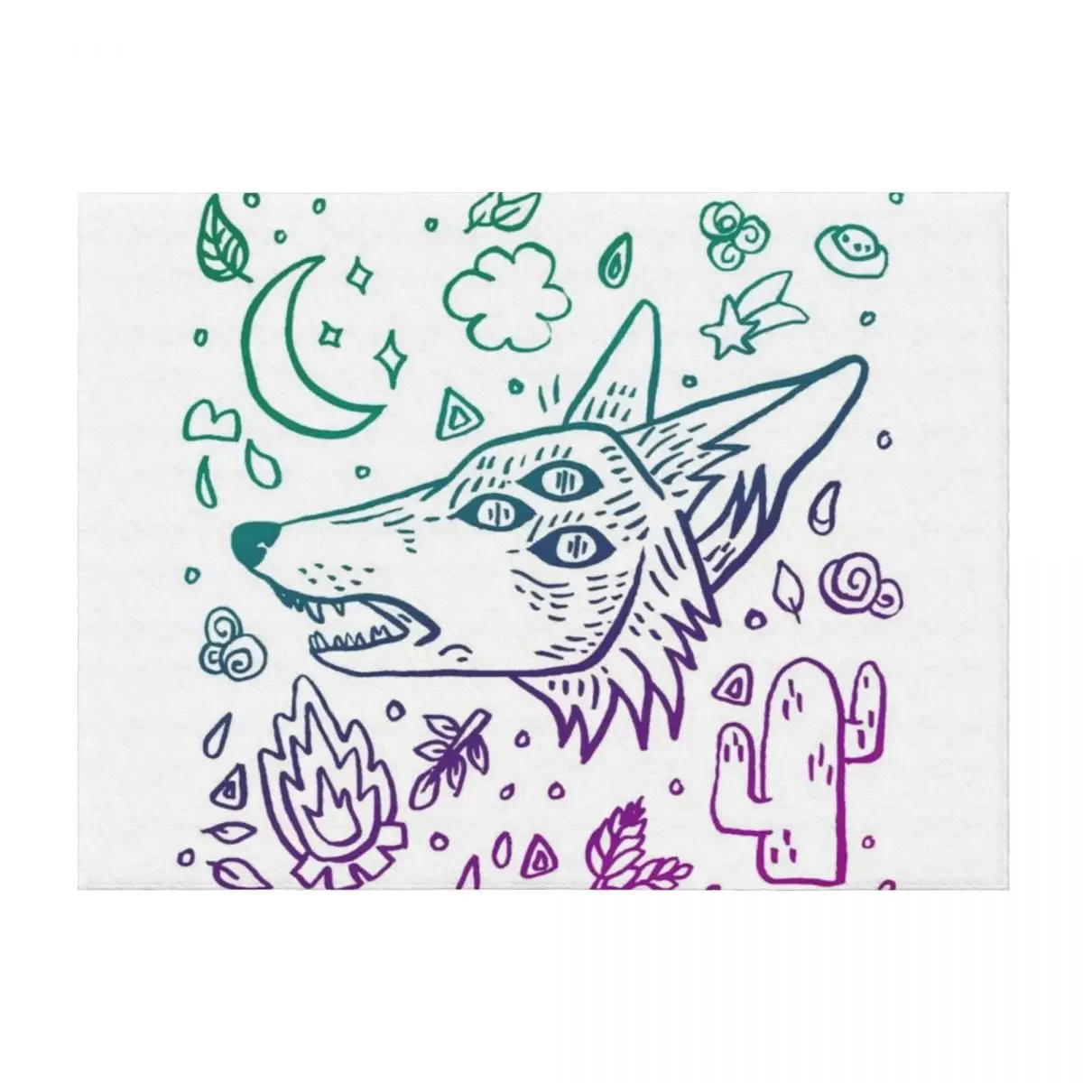 

Desert Dweller Throw Blanket For Baby For Decorative Sofa anime Loose Blankets