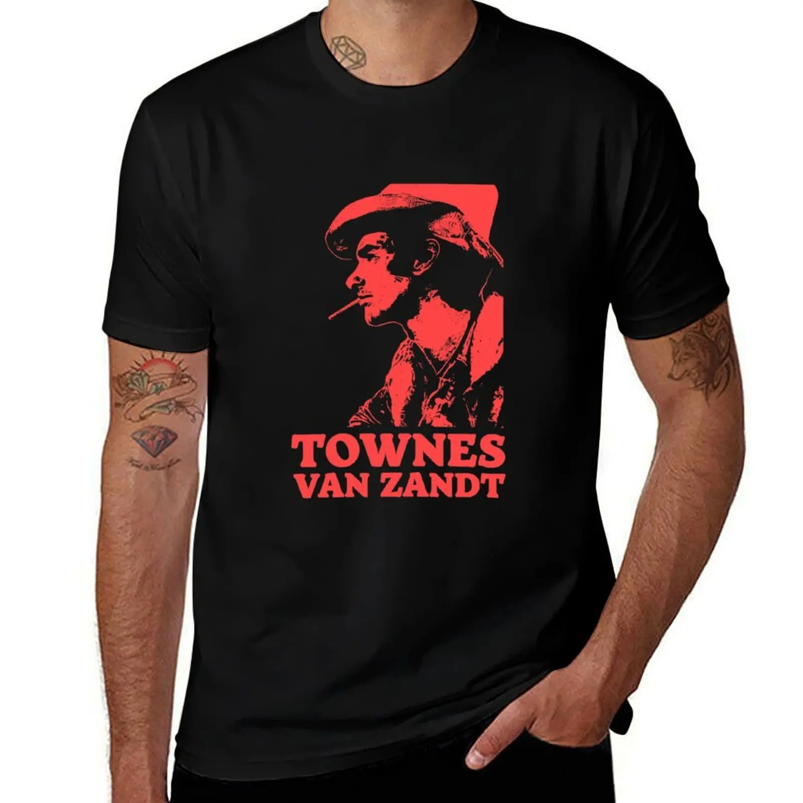 

Townes Van Zandt T-Shirt mens graphic t shirts g man t shirts for men t shirts for man cotton soft T-shirt