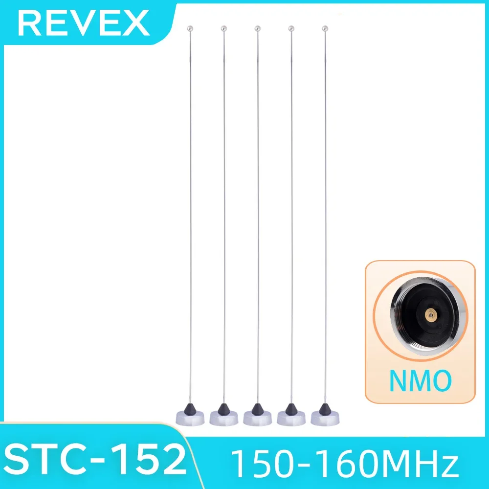 

REVEX STC-152 NMO Mount VHF 150-160MHz High Gain Car Mobile Ham Car Radio Walkie Talkie Antenna For Baofeng TYT HYT