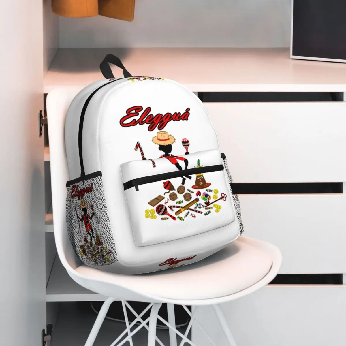 

Eleggua Student Backpack School Bag Hiking Travel Daypack for Men Women Fashion Bookbag Shoulder Bags