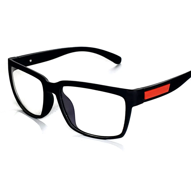 

VIVIBEE Matte TR90 Blue Light Blocking Glasses Men 2024 Office Computer Anti Ray Women Gaming Square Eyeglasses Light Red Frame