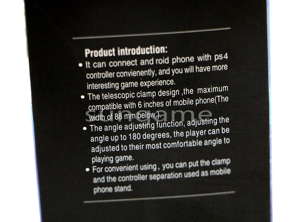 1 قطعة حامل هاتف تحكم لاسلكي قابل للتعديل غمبد خلية حامل لسوني بلاي ستيشن 4 PS4 قبضة اليد المحمول المشبك جبل
