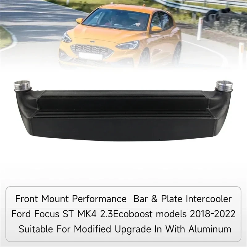 

Bar & Plate Performance Black Aluminum Intercooler, Front Mount Fit for Ford Focus ST MK4 2.3 Ecoboost 2018-2022