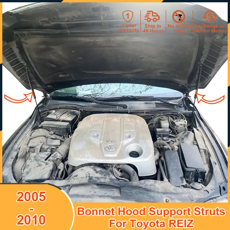 

2005-2010 Bonnet Hood Support For Toyota REIZ 2005 2006 2007 2008 2009 2010 Accessories Lift Strut Bar Shock Absorber Damper