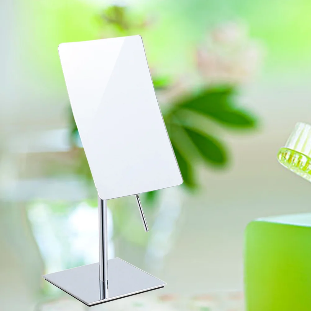 3X Magnified Makeup Mirror Rectangle Desktop Mirror 360 Degree Rotating Bathroom Bedroom Dressing Table Adjustable Shaving